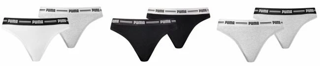 2+4 Paar, Puma 603024001 EVERYDAY String, Life Style, SOFT COTTON MODAL - Bild 1 von 1