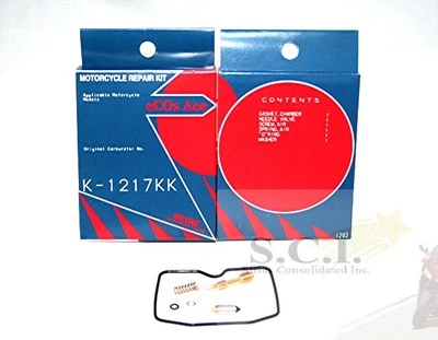 KIT RECONSTRUCCIÓN REPARACIÓN CARBURADOR KEYSTER KAWASAKI KL250 KLR250 EX500 1985-2005 Foto 1 de 4