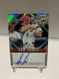 Sam Travis 2014 Panini Prizm Draft Picks RC AUTO Card # 67, Boston Red Sox - Picture 1 of 2