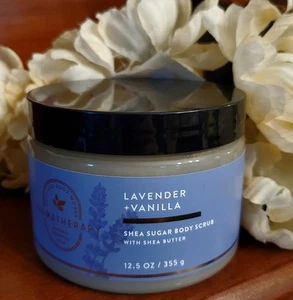 Bath and Body Works LAVENDER VANILLA SheaSugar Body Scrub AUTHENTIC Aromatherapy - Picture 1 of 3