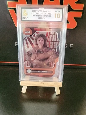 Topps Star Wars High Tek Peli Motto 2/5 Red Death Star Interior The Mandalorian - Image 1 of 4