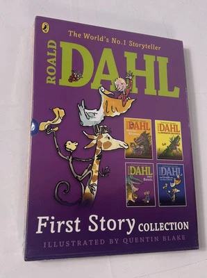 Roald Dahl: First Story Collection 4 Book Box Set - Illustrated by Quentin Blake Foto 1 de 4