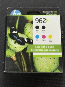 HP 962XL Juego de 5 Tóneres Genuinos Originales CADUCA 6/2025 **NUEVO** - Imagen 1 de 3