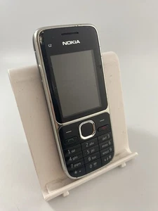Nokia C2-01 Black O2 Network 43MB 2.0" 3.2MP 3G Mobile Button Phone Incomplete - Picture 1 of 15