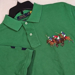 Polo Ralph Lauren Calce Clásico Manga Corta Para Hombre Medio Verde - Imagen 1 de 12