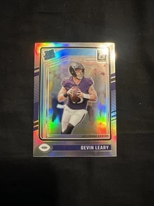 💥2024 Panini Donruss Optic Devin Leary Rated Rookie Holo Silver RC #227 Ravens - Picture 1 of 2