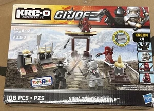 GI Joe Kre-O Ninja Temple Battle Figure Building Toy Set   #A3362 108pcs  NIB - Picture 1 of 7