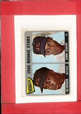 1965 Topps #16 Joe Morgan/Sonny Jackson en muy buen estado/excelente radiocontrol Ro ID:71197 Foto 1 de 2