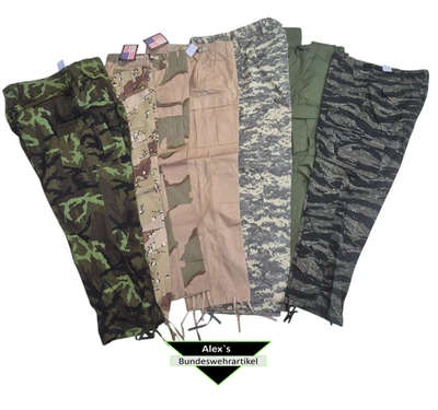 COMMANDO INDURSTIE BDU Hose Tarnhose Armyhose Kampfhose Rangerhose Feldhose Ristop Neu NO67