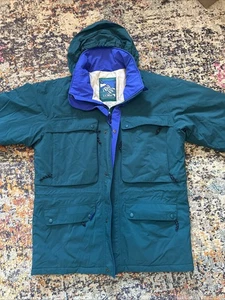 VTG LL Bean Men’s 90s GORE TEX Insulated Parka Jacket Coat L - Picture 1 of 14