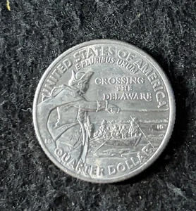2021 D Crossing the Delaware Quarter Circulated Free Shipping - Picture 1 of 2