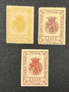 Germany 1888 Imperial Era Private PO Essen Group Mint NH & NG LE773 - Picture 1 of 2