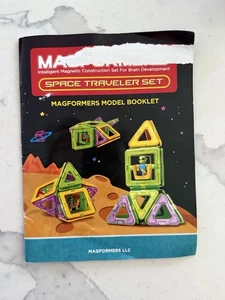 Magformers Space Travelers Building Set 35 Pieces. Alien magnetic blocks. STEM. - Picture 1 of 6