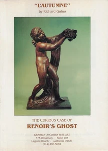 Pubblicità Stampa Galleria d'Arte in Bronzo RICHARD GUINO L' Autumne 1986 - Foto 1 di 1