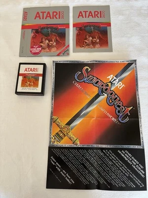 Atari 2600 Swordquest Earthworld With Box, Instructions, Game & Box - Image 1 of 4