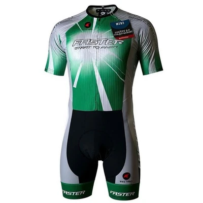 NUEVO Traje de Ciclismo Pactimo Ascent 2.0 Para Hombre Medio Blanco, Verde Tela Aero Foto 1 de 4
