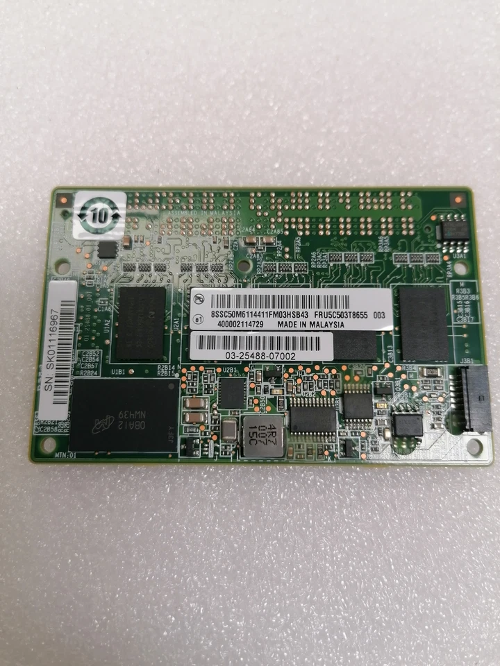 THINKSERVER RAID 720I 1GB FLASH & CAPACITOR UPGRADE 03T8655 SC50M61144-13-CT  - Image 1 of 1