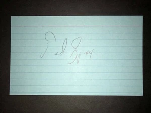 2008 TWINS: Denard Span, SIGNED 3x5 Card - Picture 1 of 1