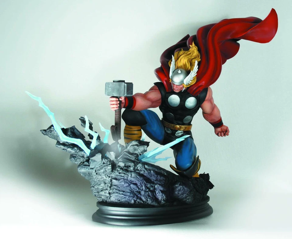 Estatua Mighty THOR STRIKE DOWN - Diseños Bowen - Nueva - Sellada de fábrica Foto 1 de 1