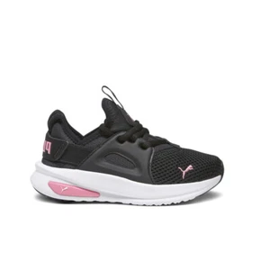 PUMA Softride Enzo Evo Slip On Youth Girls Black, Pink Sneakers Casual Shoes 38 - Picture 1 of 6