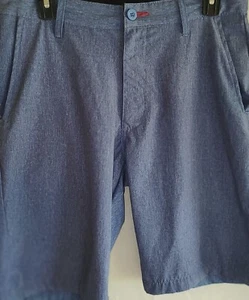 Burnside Mens Size 30 Flat Front Shorts Blue - Picture 1 of 8