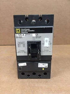 HOUSTON STOCK SQUARE D KAL36125 RECONDITIONED 125 AMP FREE 2 DAY AIR BUY NOW - Picture 1 of 7