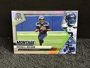 Russell Wilson 2021 Panini Mosaic Silver Montaggio Prizm #MON-2 - Foto 1 di 2