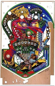 Máquina de pinball Bally PARAGON Playfield Overlay - Imagen 1 de 1