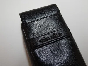 Vintage Minolta 16 MG Kamera Blitz Film Zubehör Tasche schwarz ? - Bild 1 von 9