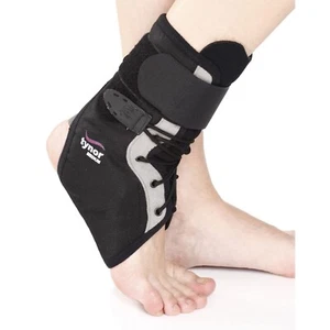 TYNOR Ankle Brace Lace Pull Provides perfect immobilization, Black, 1 Unit - Picture 1 of 5