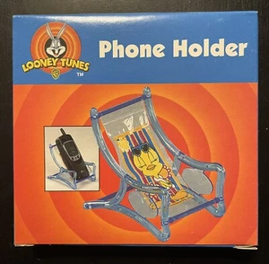 NEW Vintage Warner Bros Looney Tunes Tweety Bird Cell Phone Holder Beach Chair - Picture 1 of 2