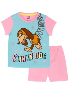 PIJAMA CORTO PARA NIÑAS TOY SLINKY DOG EX TIENDA 4 5 6 7 8 9 10 11 12Y PJ NUEVO - Imagen 1 de 1