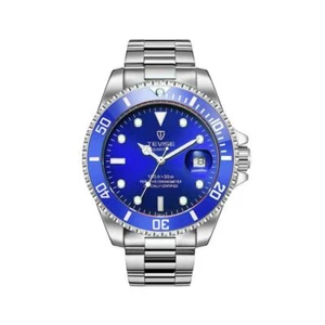 Reloj de cuarzo Tevise para hombre homenaje azul plata relojes inteligentes fecha diseñador regalo Reino Unido - Imagen 1 de 11
