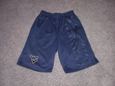 WEST VIRGINIA blue Champs athletic SHORTS men's Medium - Image 1 of 4