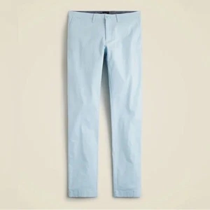 J Crew 2024 484 Slim Chino Robin’s Egg Dusty Blue Spring Pants - Picture 1 of 6