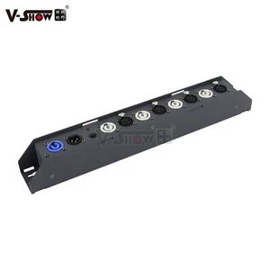 V-Show DMX Power Splitter 4+4 1 in/4 out power and DMX splitter for stage light - Picture 1 of 6