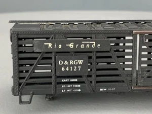 HO TEMPO 40’ Stock Car D&RGW # 64127 Body Only HO4265 - Picture 1 of 12