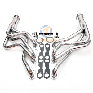 Ceramic Coat Long Tube Header For 64-74 Chevelle/El Camino Monte Carlo 283-400ci - Foto 1 di 9