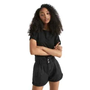 Seed Teen Heritage Kids Girls Crew Neck Knot Sleeve T-shirt In Black Size 10 NWT - Picture 1 of 6