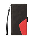 Fr Samsung A22 A82 A03S A12 A32 Stitching PU-Leder Flip Wallet Case Handyhlle
