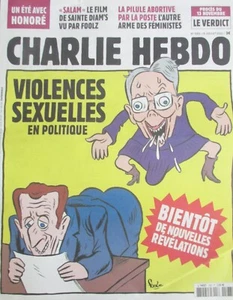 CHARLIE HEBDO #1563 JULY 2022 SEXUAL VIOLENCE IN POLITICS REVELATIONS - Picture 1 of 1