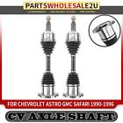 2x Front LH & RH CV Axle Shaft Assembly for Chevrolet Astro GMC Safari 1990-1996 Chevrolet Astro Safari
