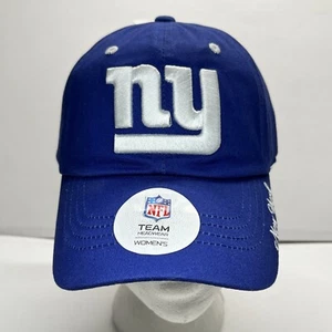 New York Giants Hat Cap Strap Back Womens Blue NFL Team Apparel Football NWT - Picture 1 of 15