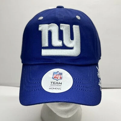 Gorra de los New York Giants con correa trasera para mujer azul ropa del equipo de la NFL fútbol americano nueva con etiquetas Foto 1 de 4