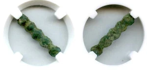 Certified 5-bead proto-coin, ca.1000-600 BC, Upper Xiajiadian culture, China - Picture 1 of 2