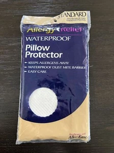 Allergy relief Waterproof pillow protector 1 standard fits regular&guesseted - Picture 1 of 2