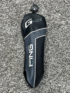 PING ‘G425’ Black / Gray Leather Fairway Headcover - Picture 1 of 2