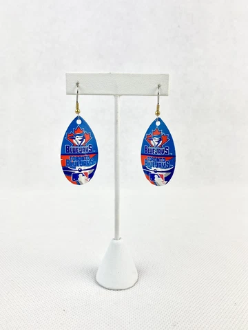 MLB Toronto Blue Jays Vintage Teardrop Spinner Women’s Hook Earrings Cover