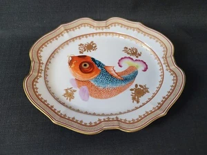 Mottahedeh Dallas Museum Of Art Chinese Export Carp Fish Platter 10.5" Signed - Picture 1 of 9