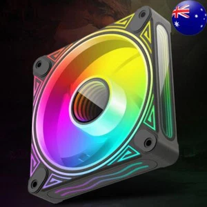 120mm Case Fans 12V 4PIN PWM Luminous Auto Speed Regulation for Desktop Computer - Afbeelding 1 van 18